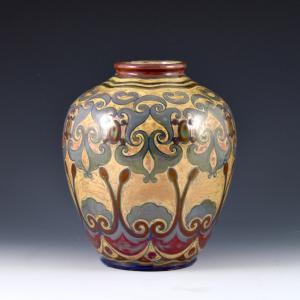 Vaso com motivos vegetais - Galileo Chini, por volta de 1910-1920